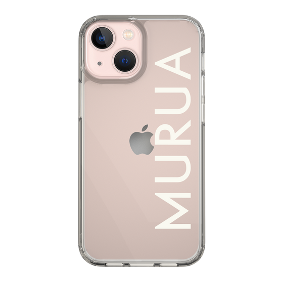 Slim Protection Case［ MURUA - Logo - White ］