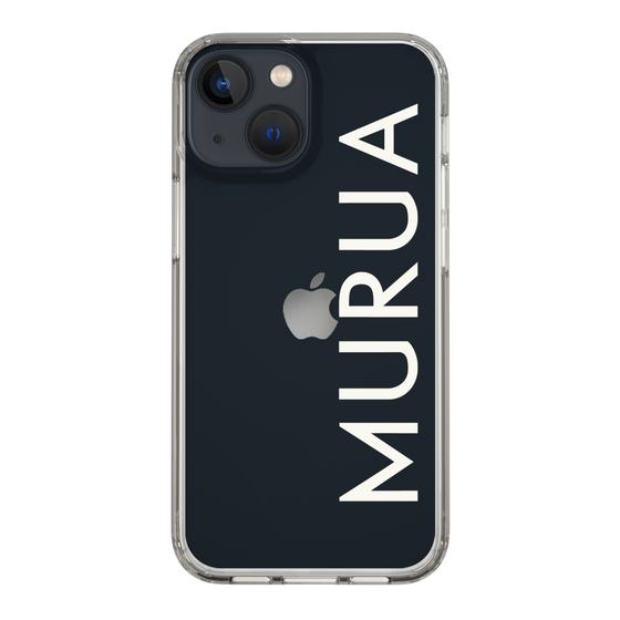 Slim Protection Case［ MURUA - Logo - White ］
