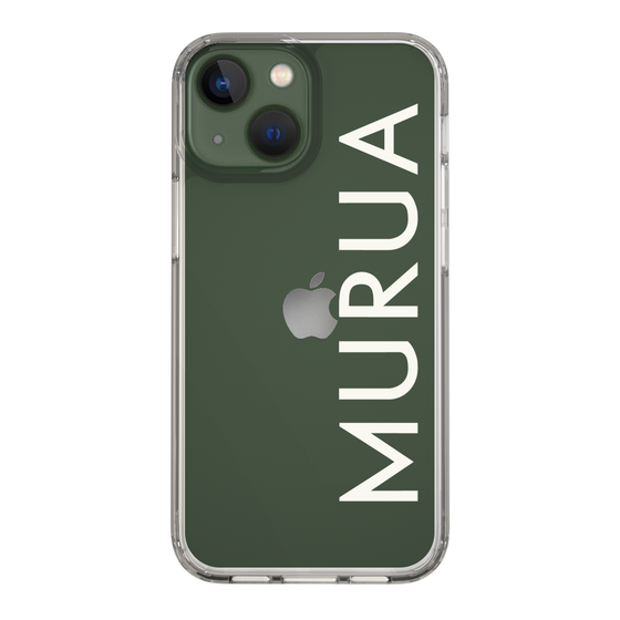 Slim Protection Case［ MURUA - Logo - White ］