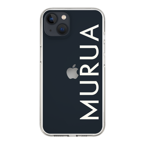 Slim Protection Case［ MURUA - Logo - White ］