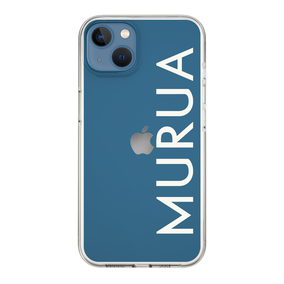 Slim Protection Case［ MURUA - Logo - White ］