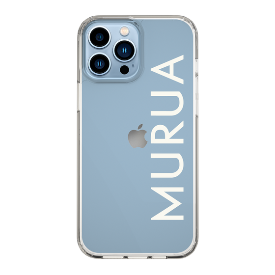 Slim Protection Case［ MURUA - Logo - White ］