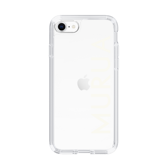 Slim Protection Case［ MURUA - Logo - White ］