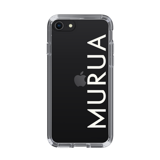 Slim Protection Case［ MURUA - Logo - White ］