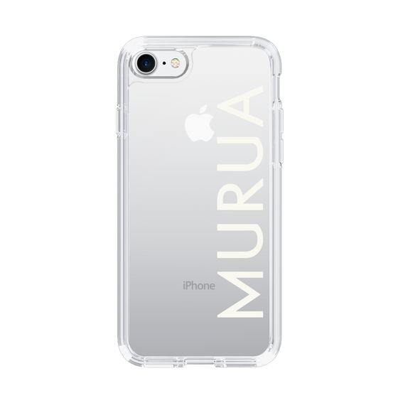 Slim Protection Case［ MURUA - Logo - White ］