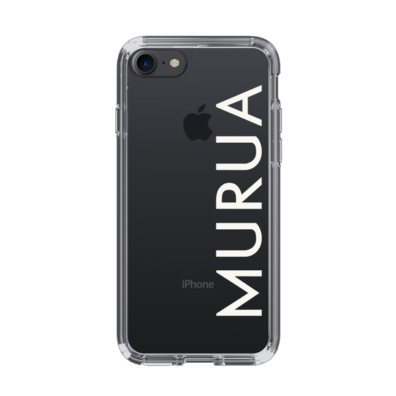 Slim Protection Case［ MURUA - Logo - White ］