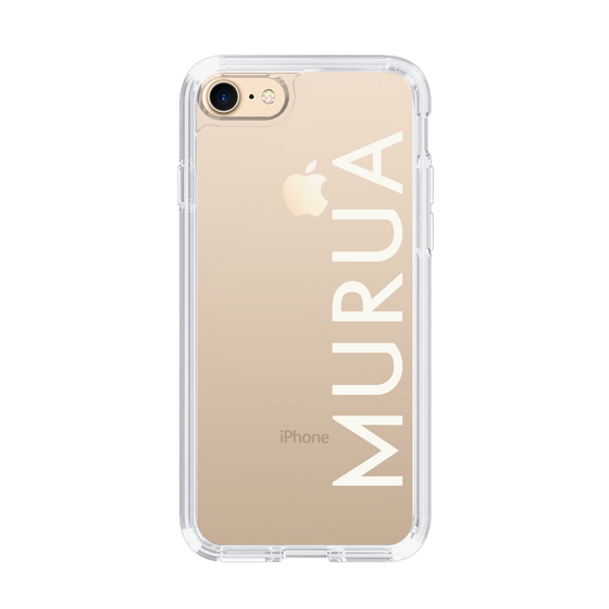 Slim Protection Case［ MURUA - Logo - White ］