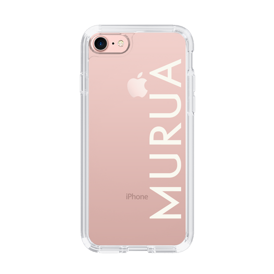 Slim Protection Case［ MURUA - Logo - White ］