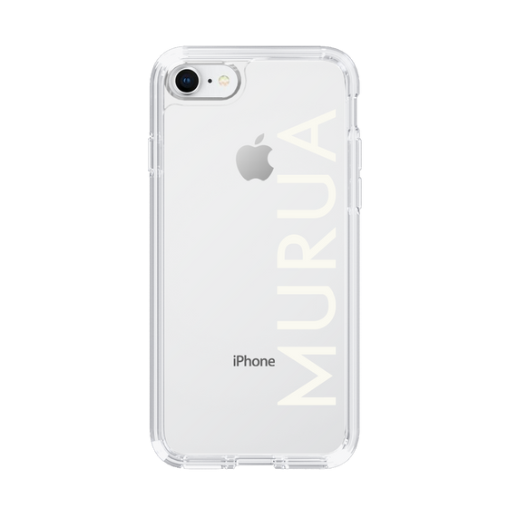 Slim Protection Case［ MURUA - Logo - White ］