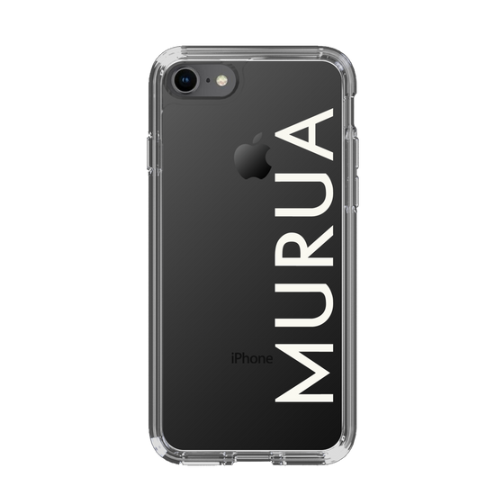 Slim Protection Case［ MURUA - Logo - White ］