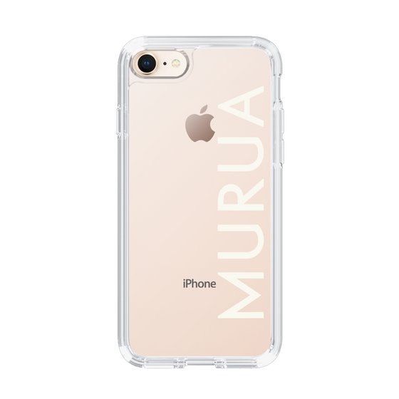 Slim Protection Case［ MURUA - Logo - White ］