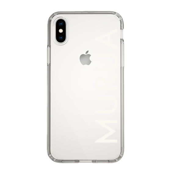 Slim Protection Case［ MURUA - Logo - White ］