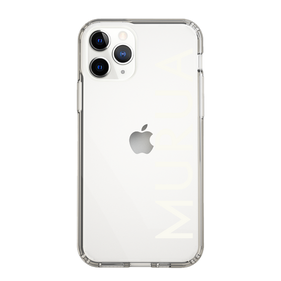 Slim Protection Case［ MURUA - Logo - White ］
