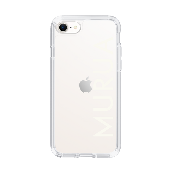 Slim Protection Case［ MURUA - Logo - White ］