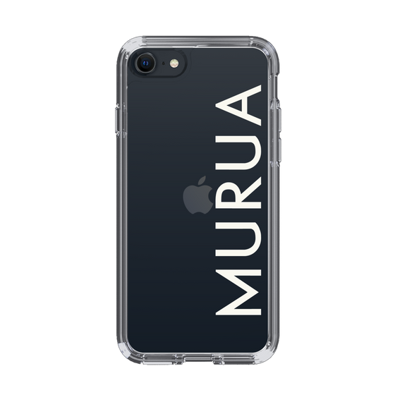 Slim Protection Case［ MURUA - Logo - White ］