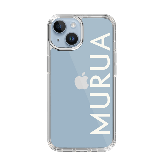 Slim Protection Case［ MURUA - Logo - White ］