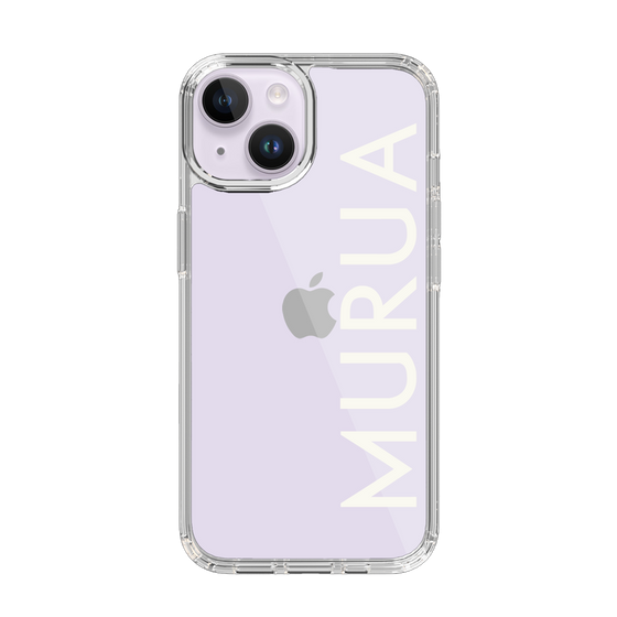 Slim Protection Case［ MURUA - Logo - White ］