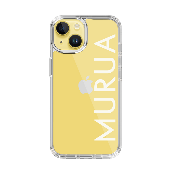 Slim Protection Case［ MURUA - Logo - White ］