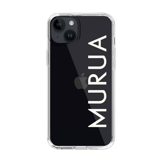 Slim Protection Case［ MURUA - Logo - White ］