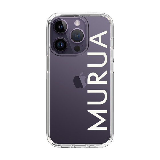 Slim Protection Case［ MURUA - Logo - White ］