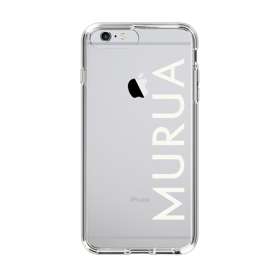Slim Protection Case［ MURUA - Logo - White ］