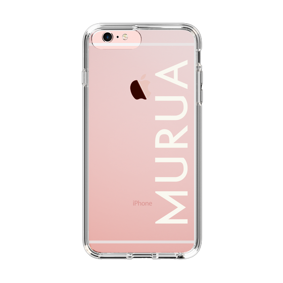 Slim Protection Case［ MURUA - Logo - White ］