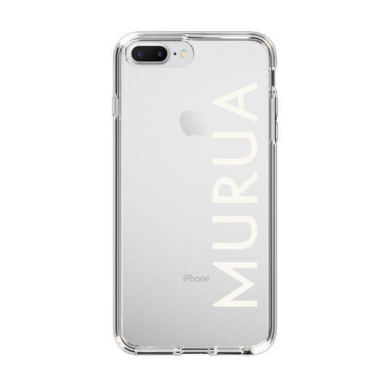 Slim Protection Case［ MURUA - Logo - White ］