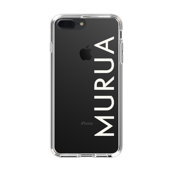 Slim Protection Case［ MURUA - Logo - White ］