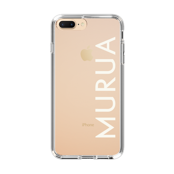 Slim Protection Case［ MURUA - Logo - White ］