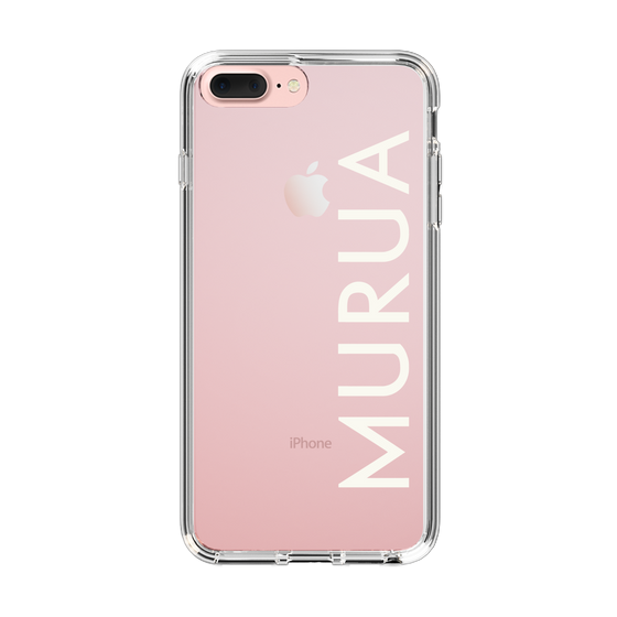 Slim Protection Case［ MURUA - Logo - White ］