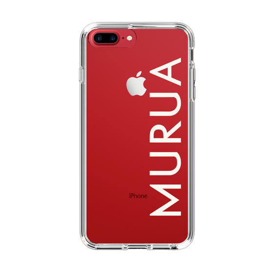 Slim Protection Case［ MURUA - Logo - White ］