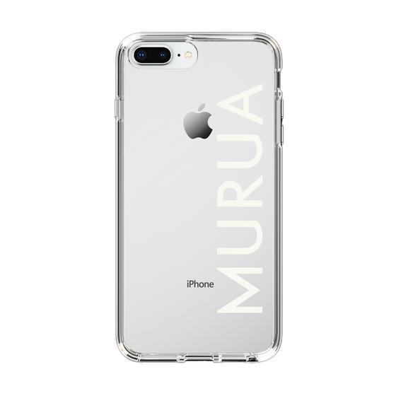 Slim Protection Case［ MURUA - Logo - White ］