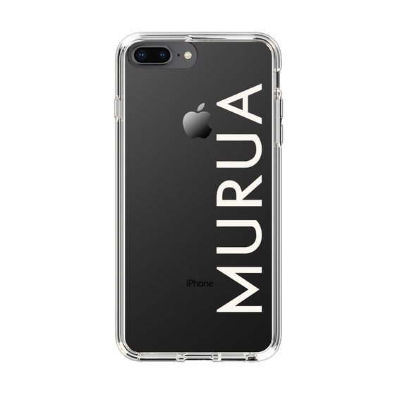 Slim Protection Case［ MURUA - Logo - White ］