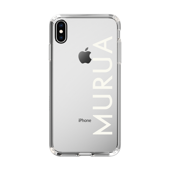 Slim Protection Case［ MURUA - Logo - White ］
