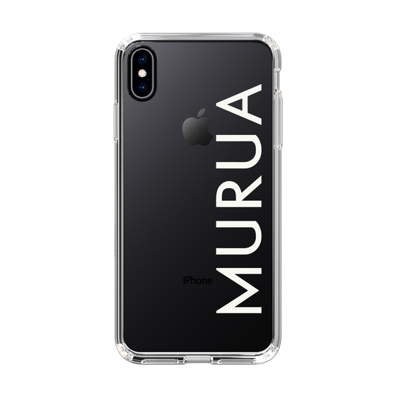 Slim Protection Case［ MURUA - Logo - White ］