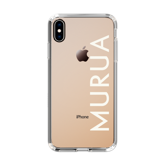Slim Protection Case［ MURUA - Logo - White ］