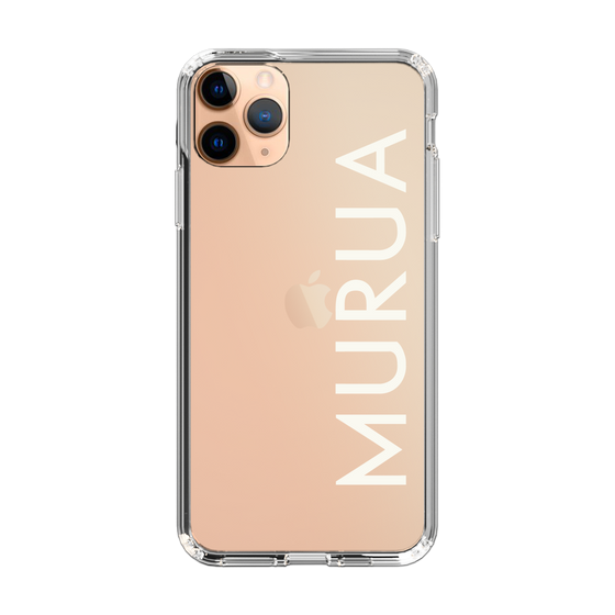 Slim Protection Case［ MURUA - Logo - White ］