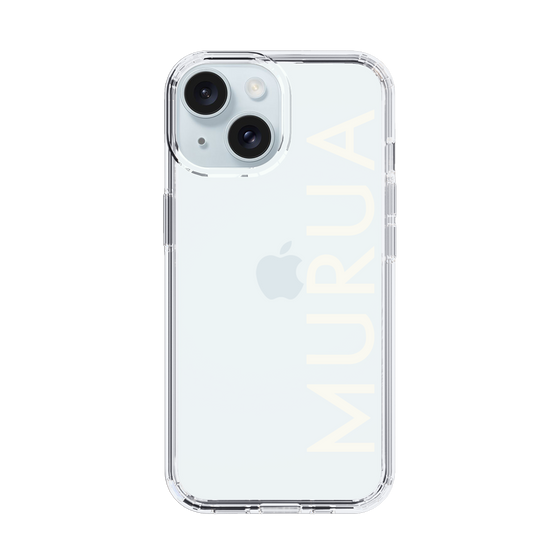 Slim Protection Case［ MURUA - Logo - White ］
