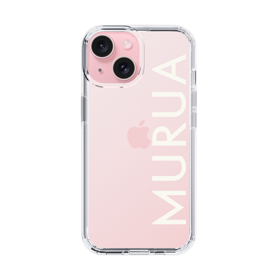Slim Protection Case［ MURUA - Logo - White ］