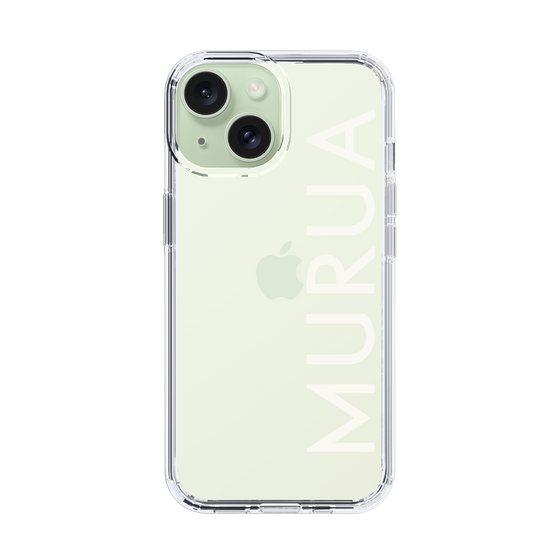Slim Protection Case［ MURUA - Logo - White ］