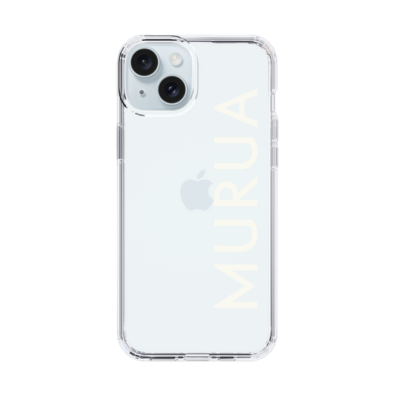 Slim Protection Case［ MURUA - Logo - White ］