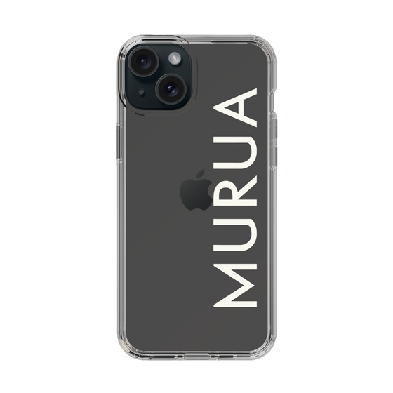 Slim Protection Case［ MURUA - Logo - White ］