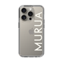 Slim Protection Case［ MURUA - Logo - White ］