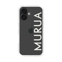 Slim Protection Case［ MURUA - Logo - White ］