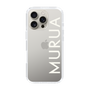 Slim Protection Case［ MURUA - Logo - White ］