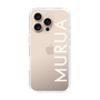 Slim Protection Case［ MURUA - Logo - White ］