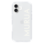 Slim Protection Case［ MURUA - Logo - White ］