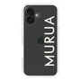 Slim Protection Case［ MURUA - Logo - White ］