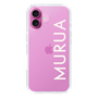 Slim Protection Case［ MURUA - Logo - White ］