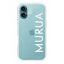 Slim Protection Case［ MURUA - Logo - White ］